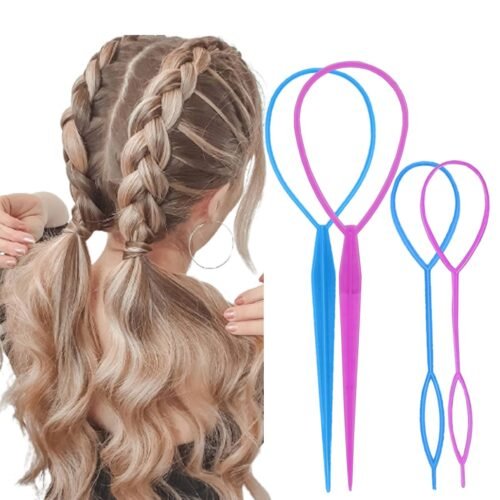 Topsy Tail Hair Tool – Ponytail Maker, French Braid Loop, and Hair Styling Gift For Women Who Have Everything