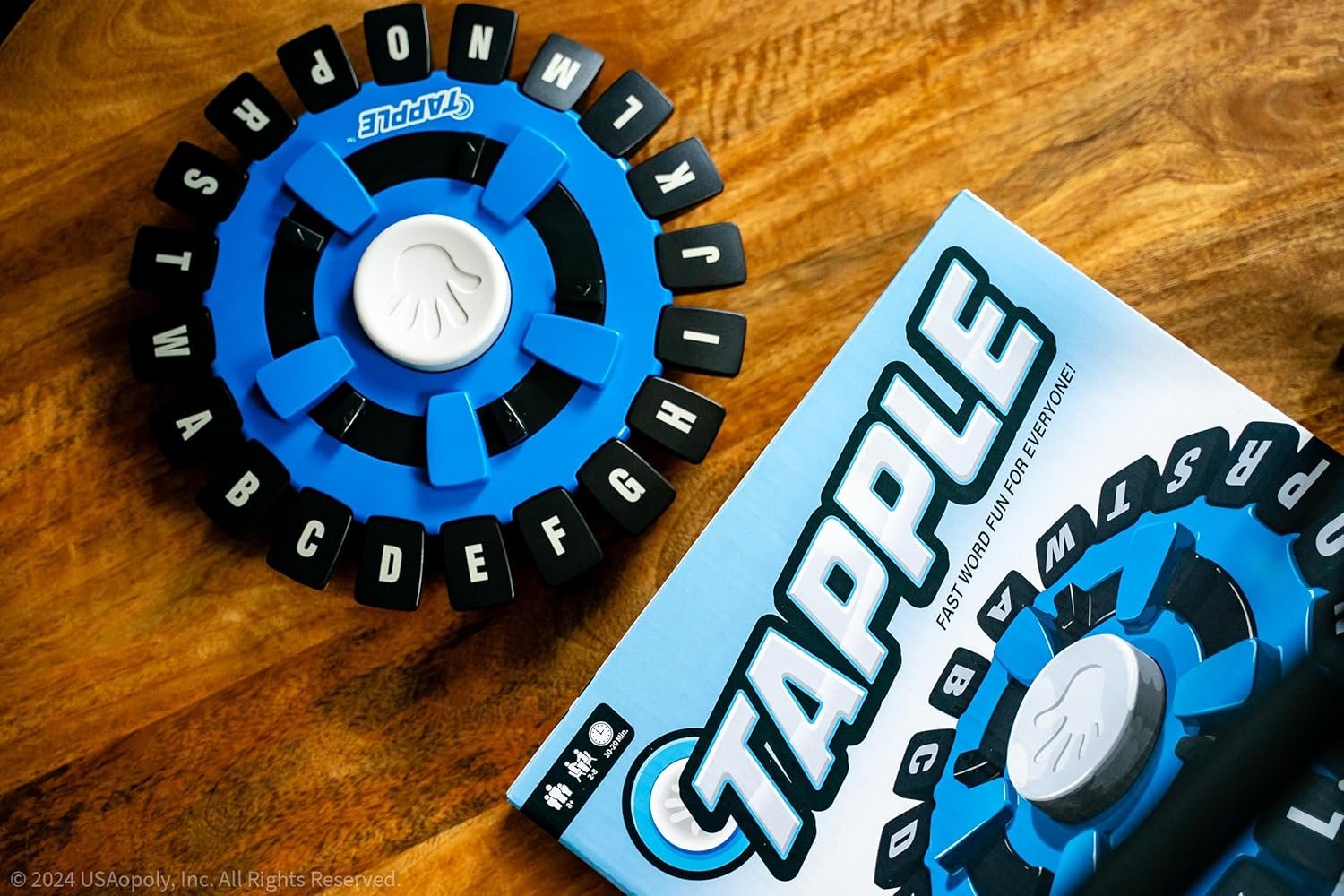 USAOPOLY TAPPLE® Word Game | Fast-Paced Family Board Game | Choose a Category & Race Against The Timer to be The Last Player | Learning Game Great for All Ages (1 Pack) - Image 10