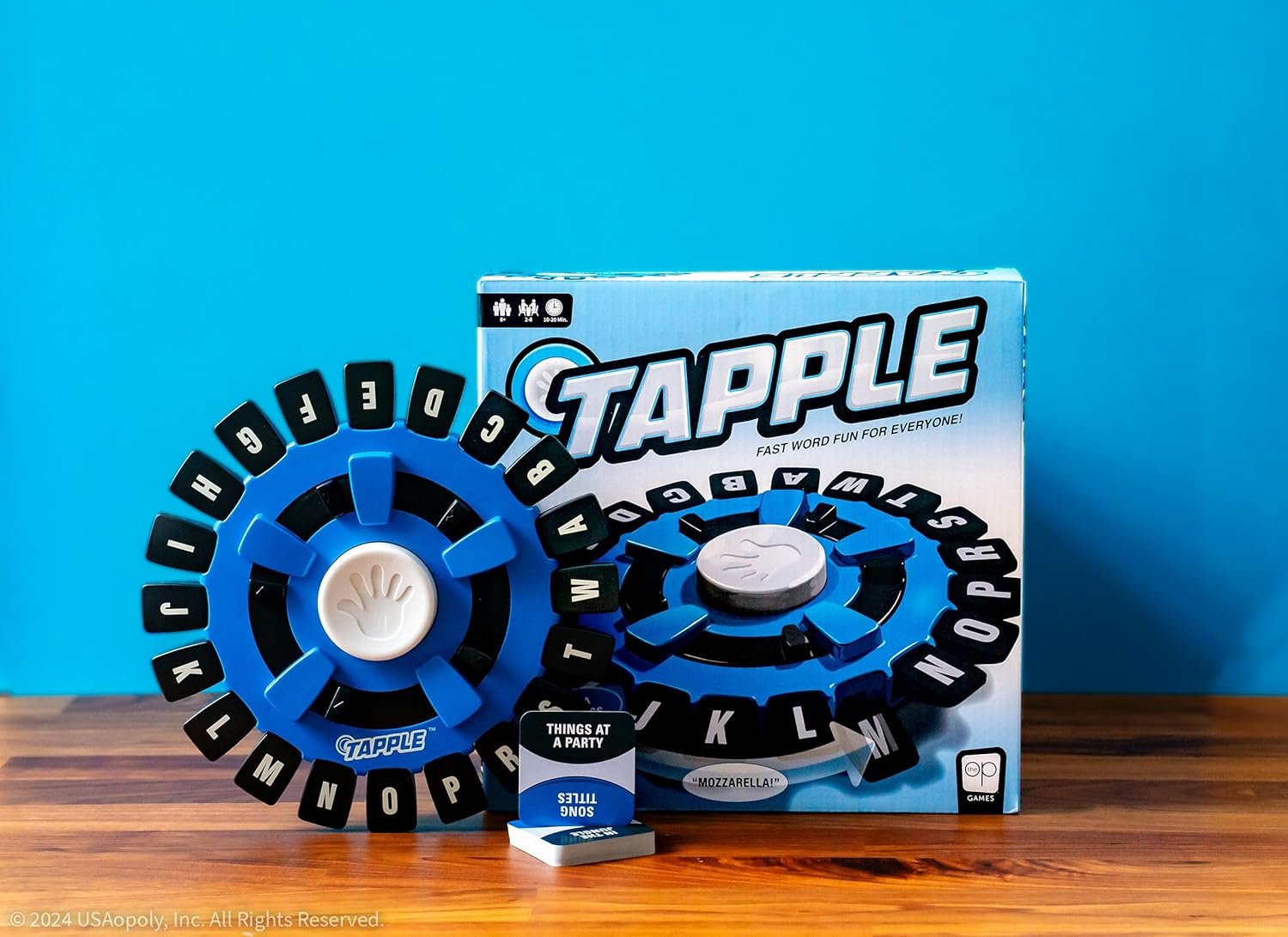 USAOPOLY TAPPLE® Word Game | Fast-Paced Family Board Game | Choose a Category & Race Against The Timer to be The Last Player | Learning Game Great for All Ages (1 Pack) - Image 2