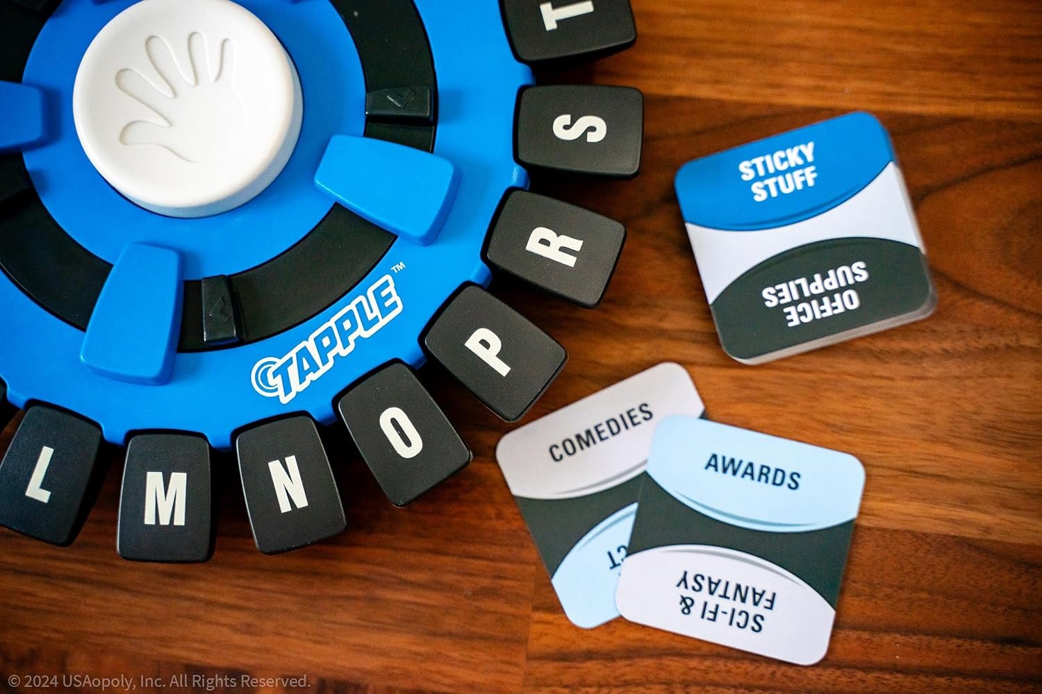 USAOPOLY TAPPLE® Word Game | Fast-Paced Family Board Game | Choose a Category & Race Against The Timer to be The Last Player | Learning Game Great for All Ages (1 Pack) - Image 8